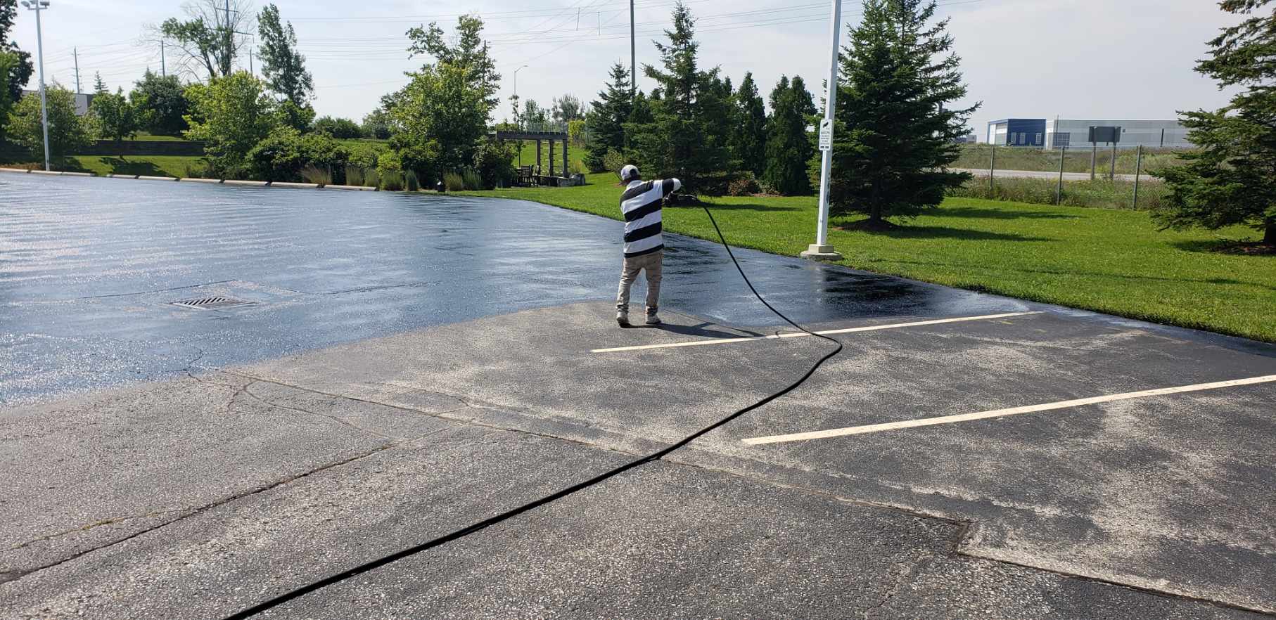 Commercial sealing project